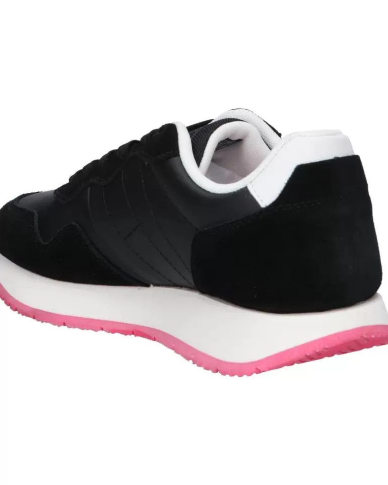 TOMMY HILFIGER Zapatillas Deporte De Mujer En0En02510 Eva Runner Mat Mix Ess Bds Black Outlet