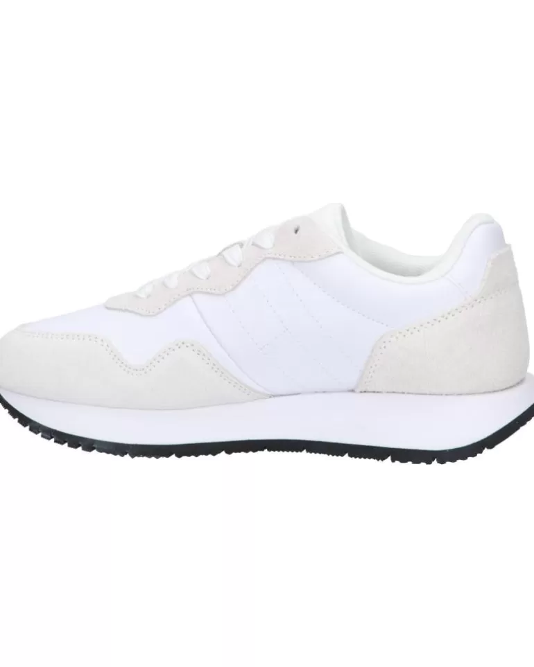 TOMMY HILFIGER Zapatillas Deporte De Mujer En0En02510 Eva Runner Mat Mix Ess Ybs White Best