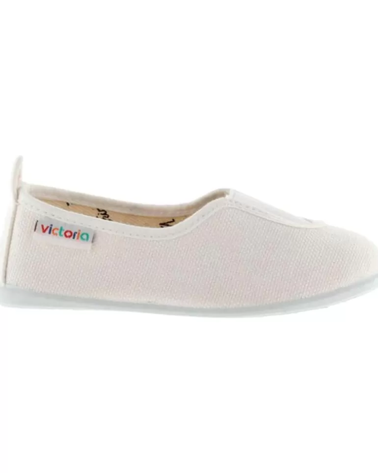 VICTORIA Zapatillas Deporte De Niña Deportiva Gimnasia Lona Eco 104857 Blanco Discount