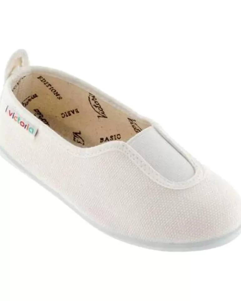 VICTORIA Zapatillas Deporte De Niña Deportiva Gimnasia Lona Eco 104857 Blanco Discount