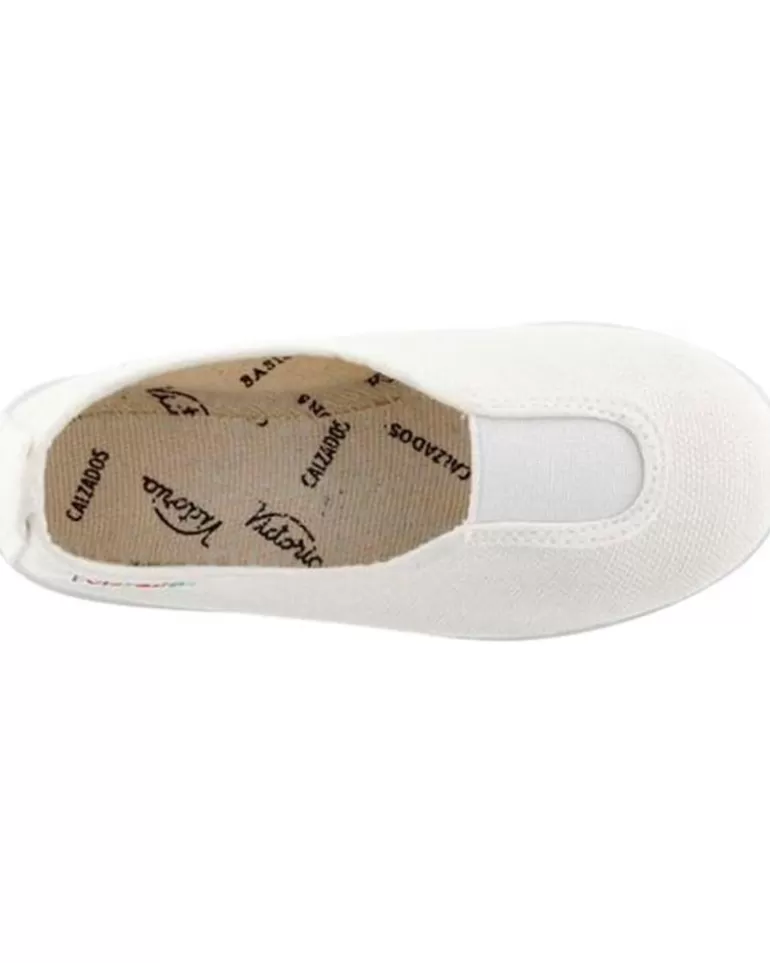 VICTORIA Zapatillas Deporte De Niña Deportiva Gimnasia Lona Eco 104857 Blanco Discount