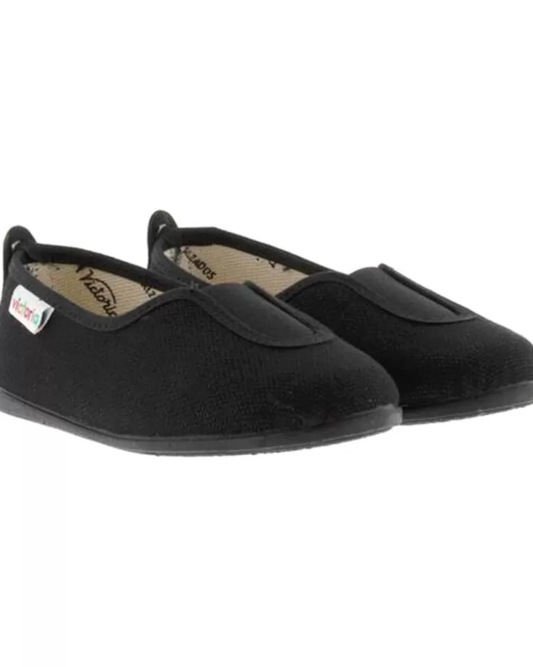 VICTORIA Zapatillas Deporte De Niña Deportiva Gimnasia Lona Eco 104857 Negro Best Sale