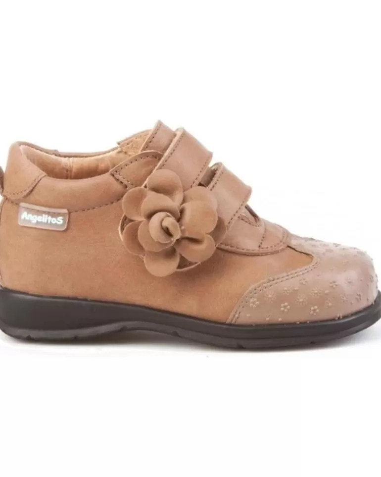 ANGELITOS Zapatos De Niña Botas 654 Marron Outlet