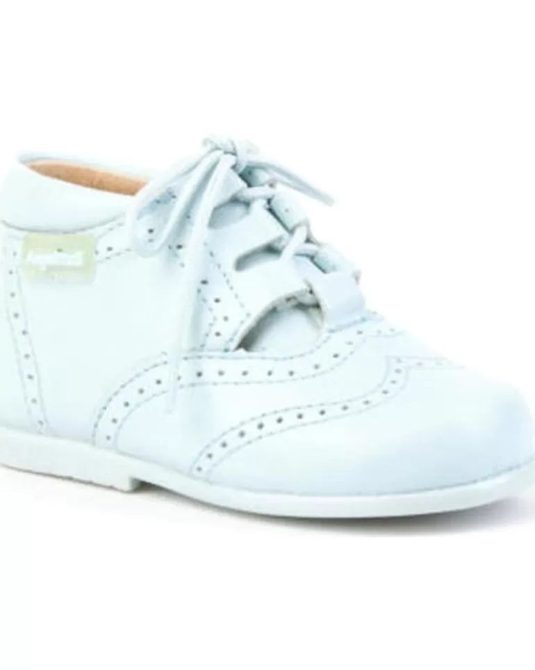 ANGELITOS Zapatos De Niña Botin Tipo Inglestios En Color Marca Azul Sale