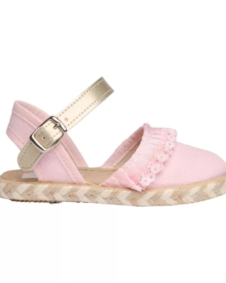 ANGELITOS Zapatos De Niña Sandalia Valenciana Ang951 Rosa Store