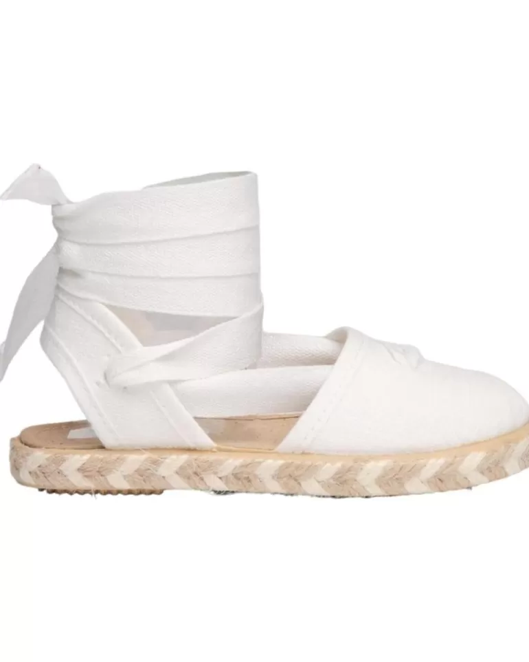 ANGELITOS Zapatos De Niña Sandalia Valenciana Ang952 Blanco Discount