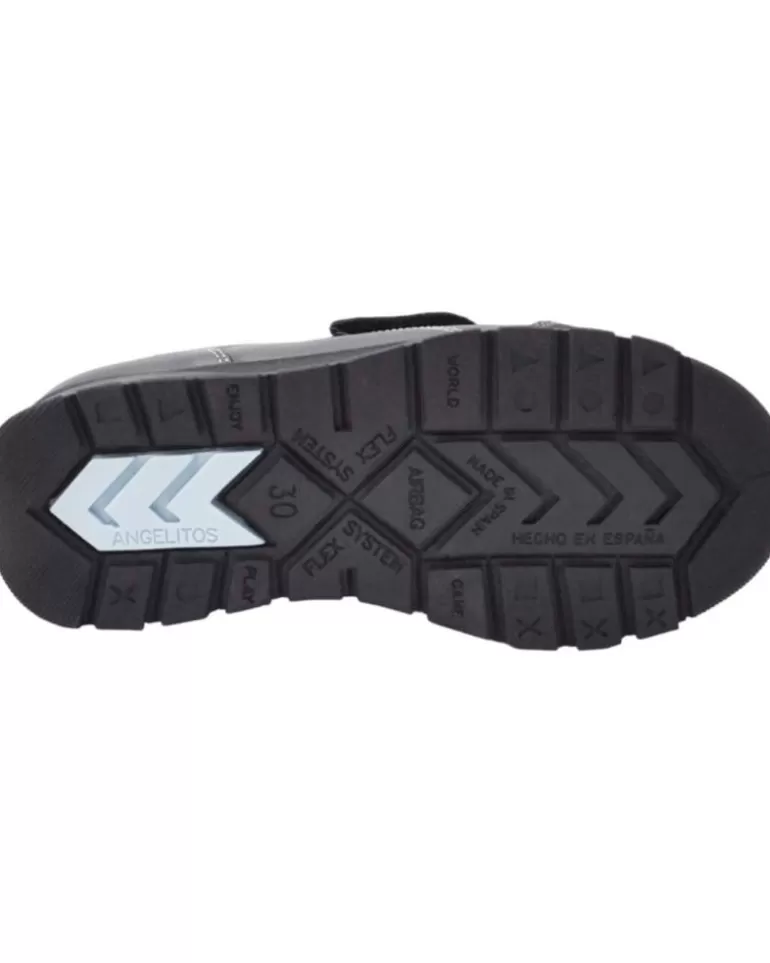 ANGELITOS Zapatos De Niño Deportivo Escolar Piel 903 Marino Hot