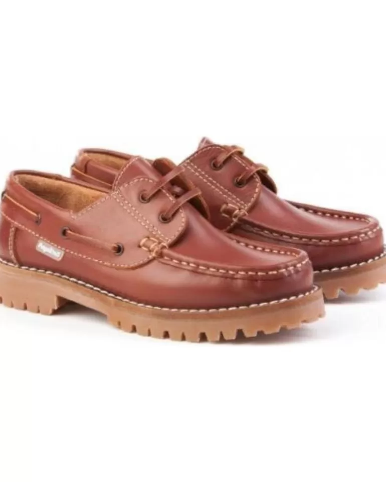 ANGELITOS Zapatos De Niño Nautico Cordon 805 Varios 19696 Marron Discount