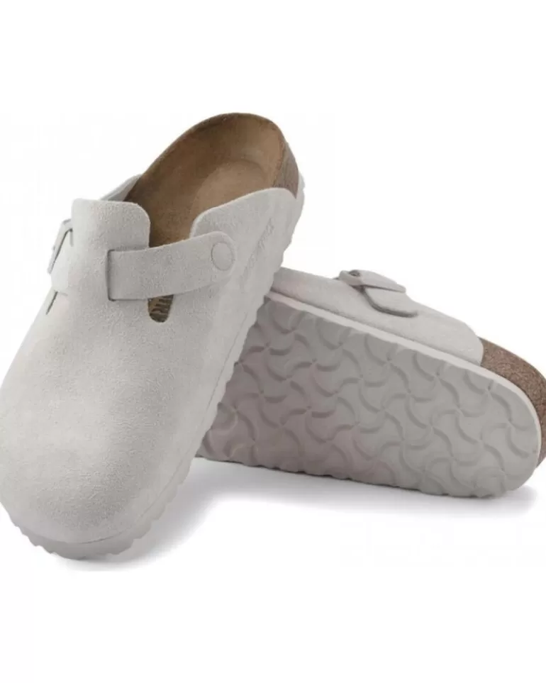 BIRKENSTOCK Zapatos De Mujer Zuecos Bostn 1024740 White Sale