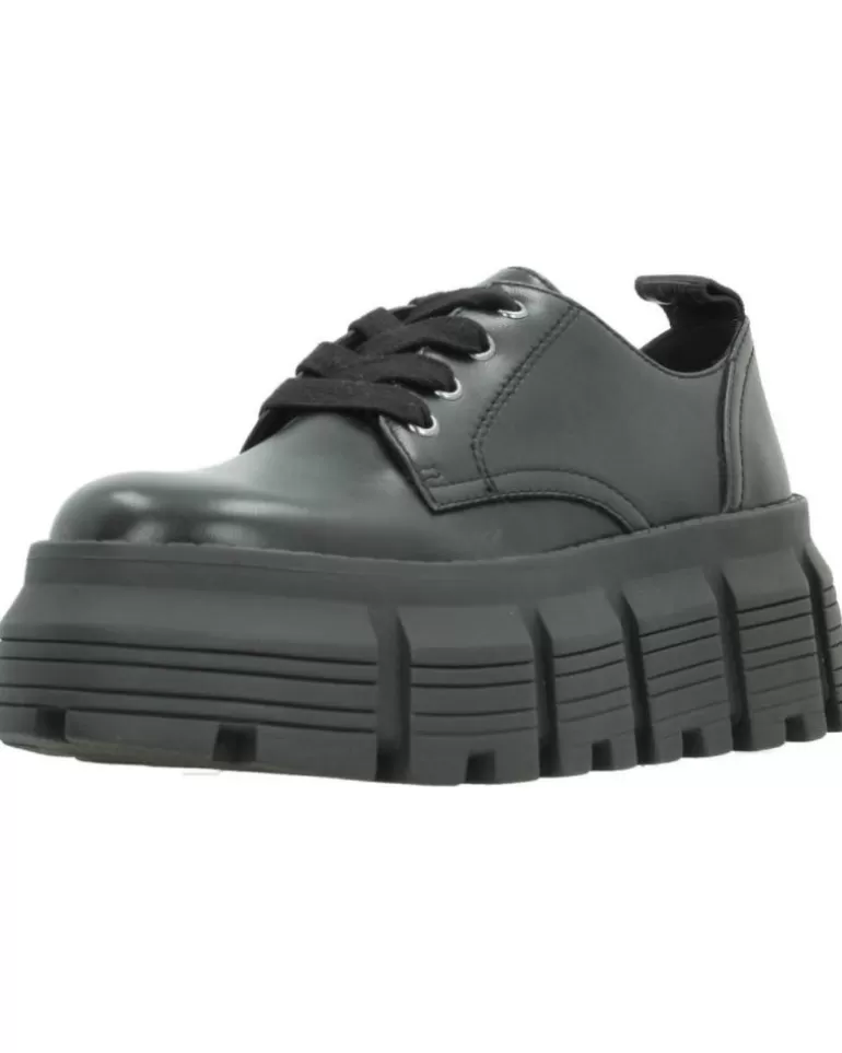 BUFFALO Zapatos De Mujer Ava Laceup Lo Negro Best