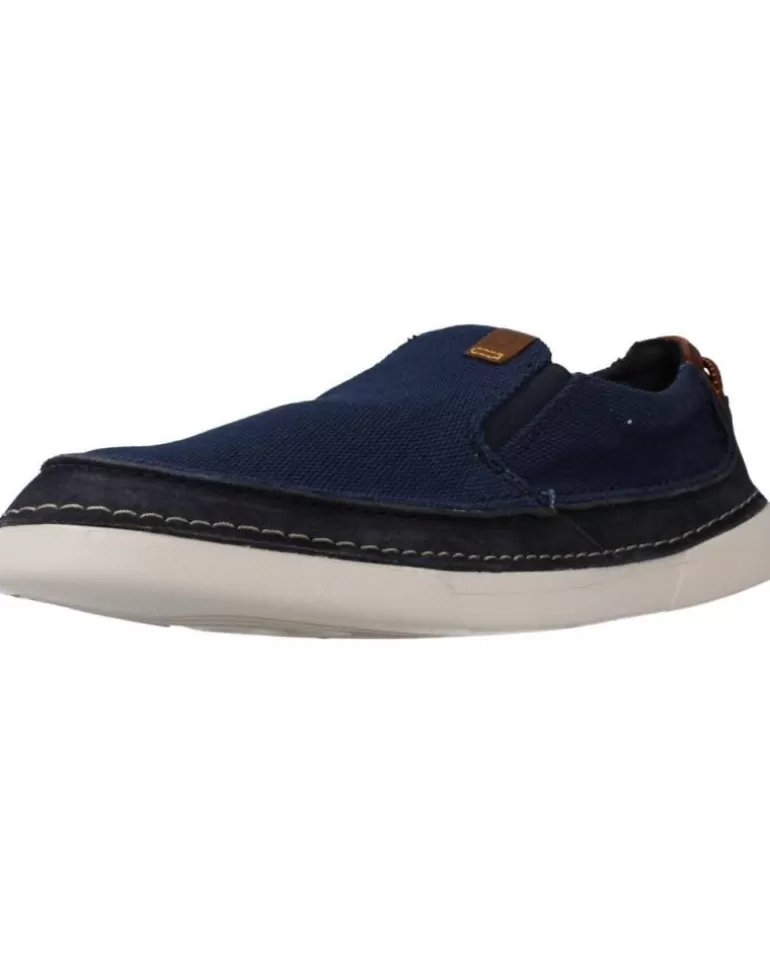 CLARKS Zapatos De Hombre Gereld Step Azul Flash Sale