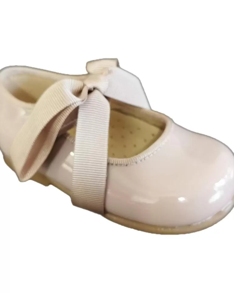 CRIOS Zapatos De Niña 43-14 Mercedes Con Lazo Rosa Shop