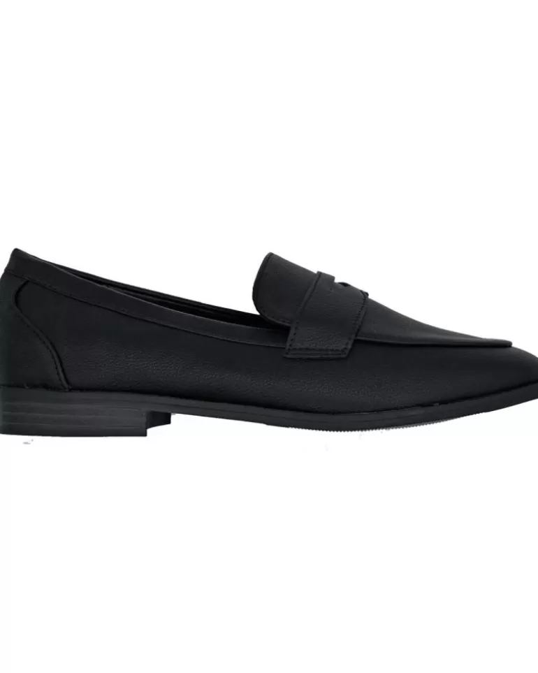 DAVINIA Zapatos De Mujer Mocasin Plano Mujer Negro Sale