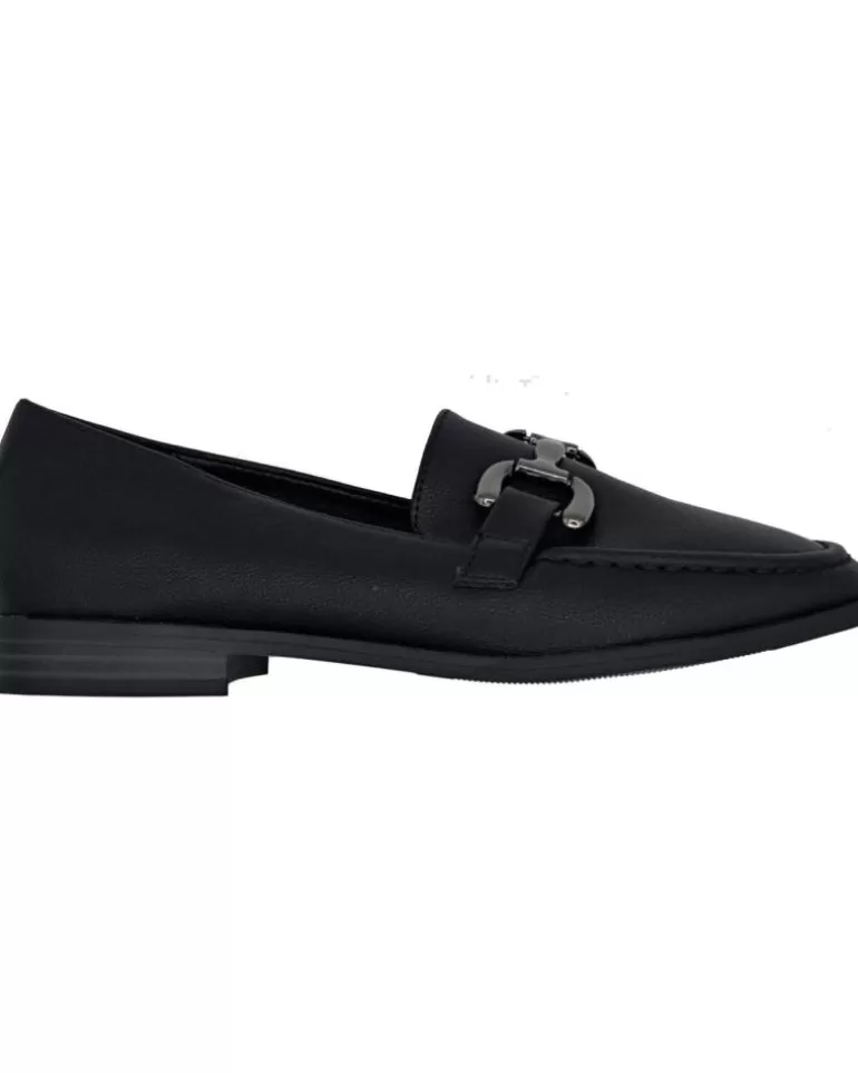 DAVINIA Zapatos De Mujer Mocasin Plano Mujer Negro Hot