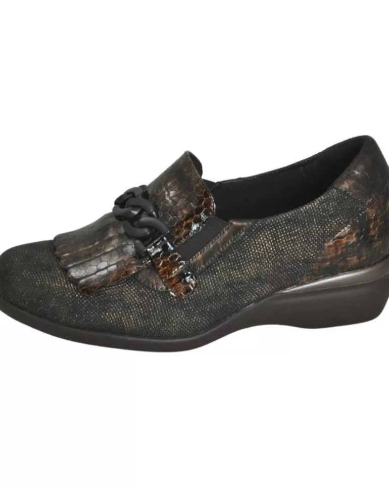 D`CUTILLAS Zapatos De Mujer Doctor Cutillas - Mocasin Mujer Plantilla Extraible Charo Marron Cheap