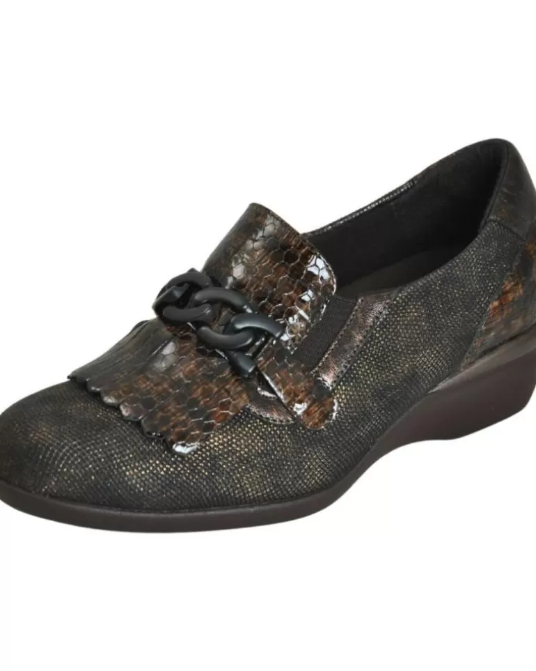 D`CUTILLAS Zapatos De Mujer Doctor Cutillas - Mocasin Mujer Plantilla Extraible Charo Marron Cheap