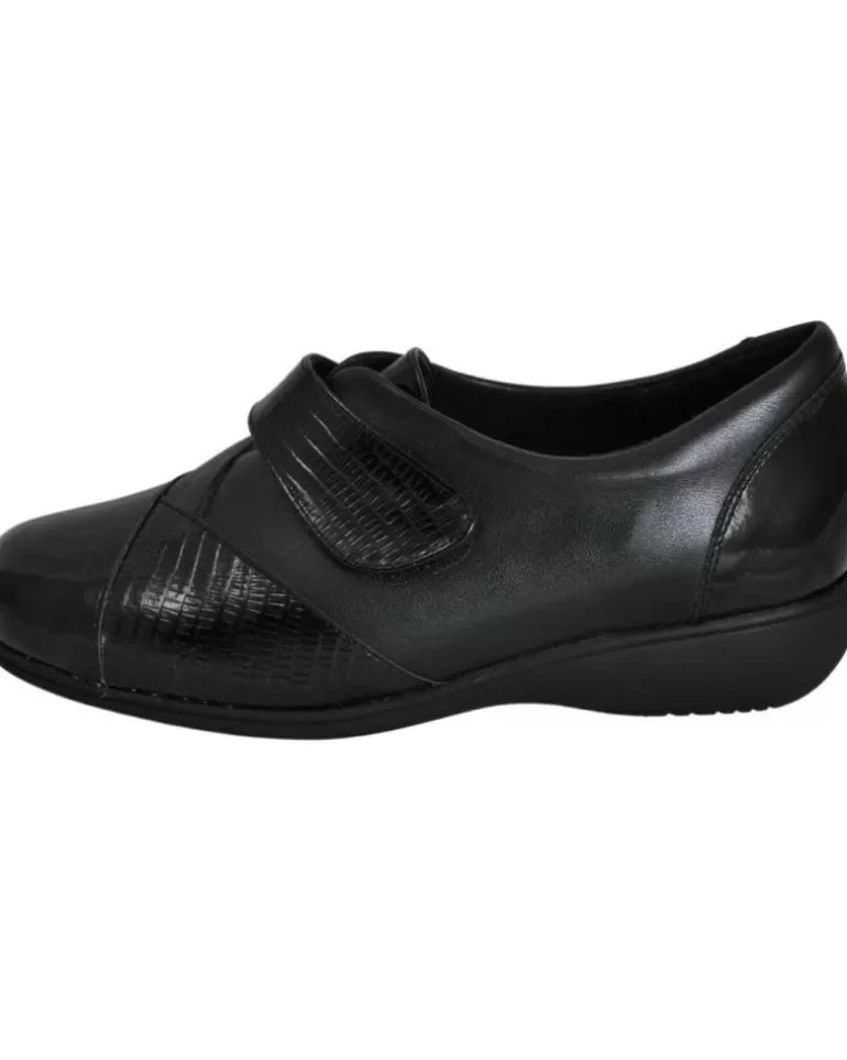 D`CUTILLAS Zapatos De Mujer Doctor Cutillas - Zapatos Velcro Invierno Mujer Planti Negro Clearance