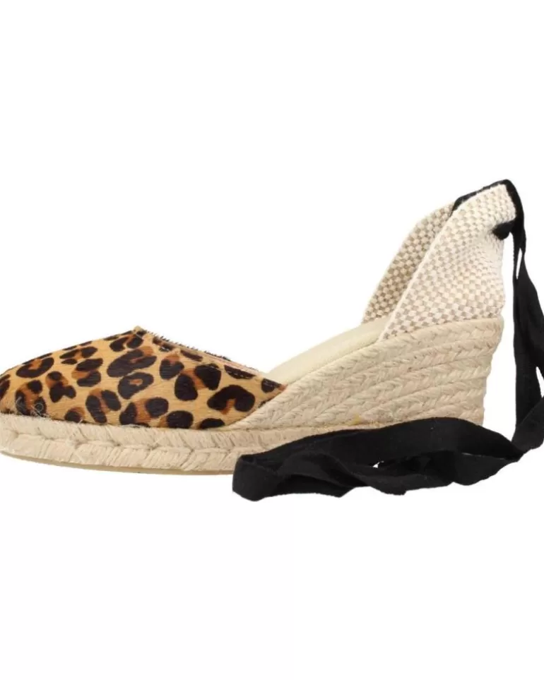 CLARA DURAN Zapatos De Cuña De Mujer Valenleo2Cd Animal Print Best