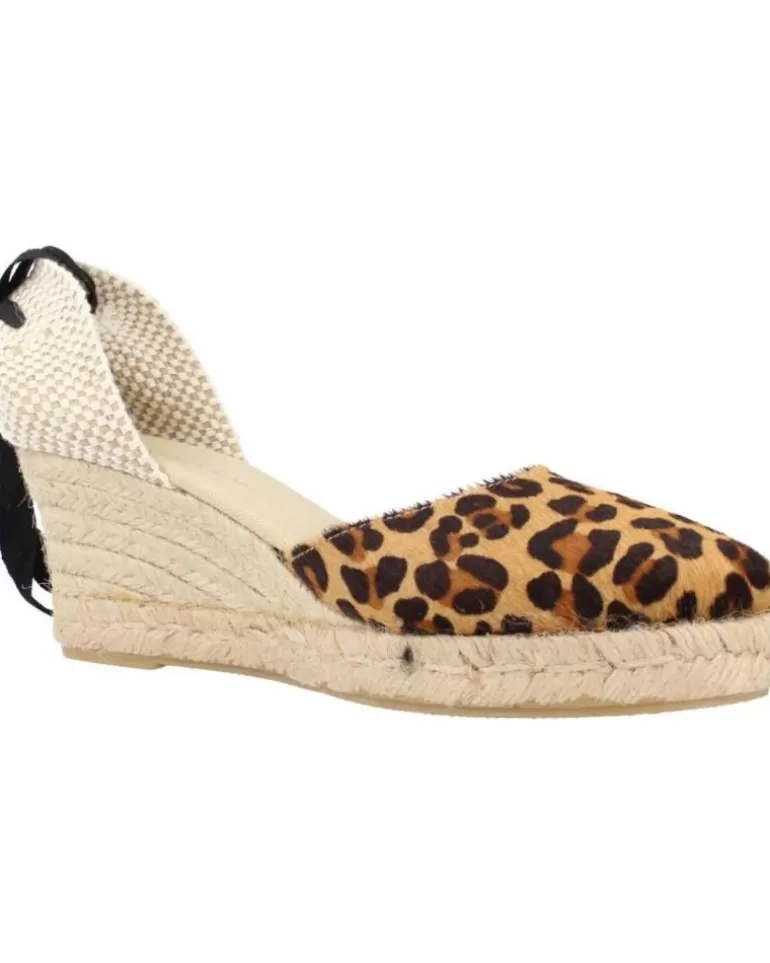 CLARA DURAN Zapatos De Cuña De Mujer Valenleo2Cd Animal Print Best