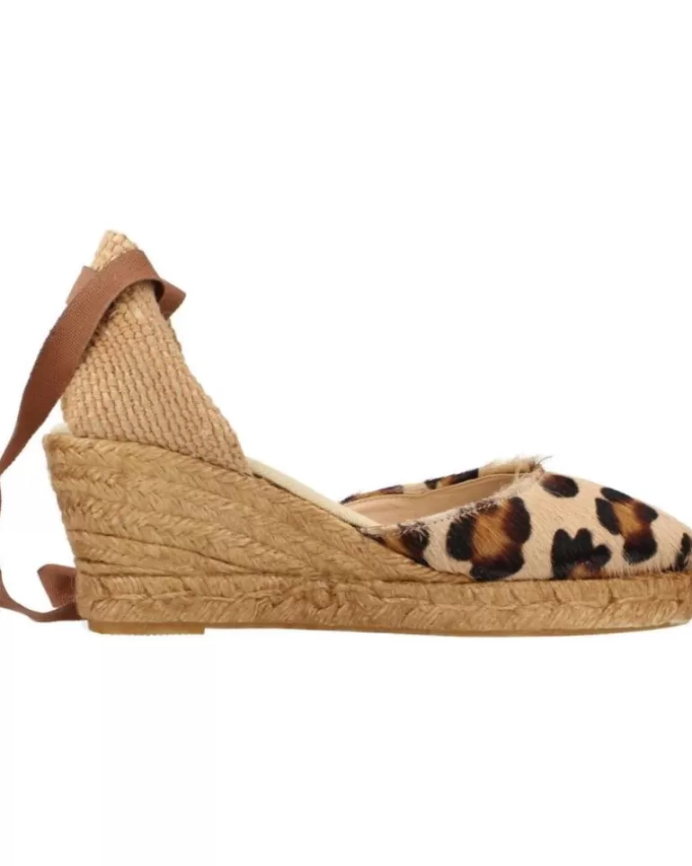 CLARA DURAN Zapatos De Cuña De Mujer Valenleocd Animal Print Fashion