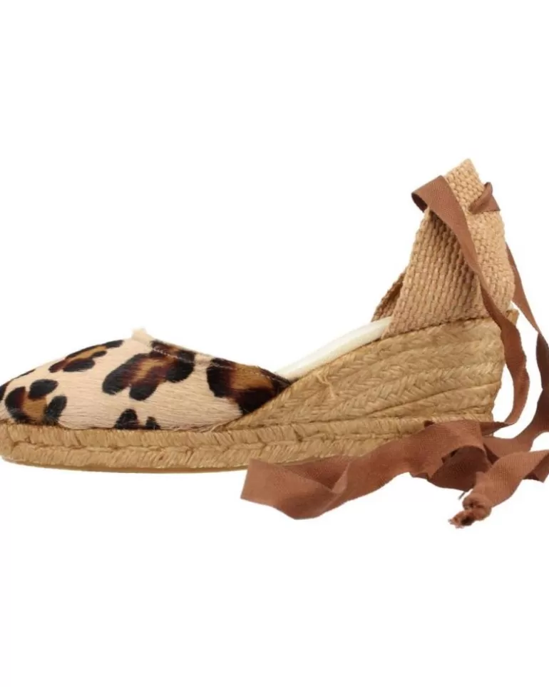 CLARA DURAN Zapatos De Cuña De Mujer Valenleocd Animal Print Fashion