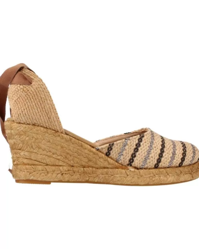 CLARA DURAN Zapatos De Cuña De Mujer Valenlinocd Marron Cheap