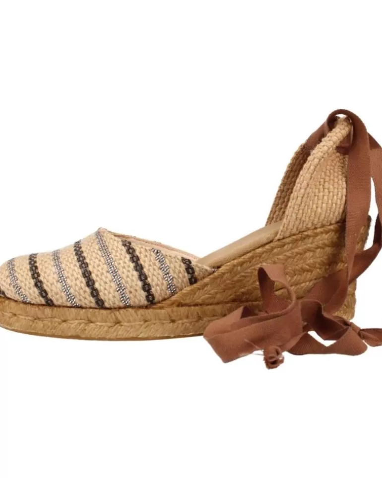 CLARA DURAN Zapatos De Cuña De Mujer Valenlinocd Marron Cheap