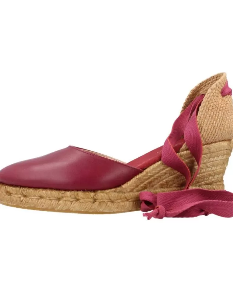CLARA DURAN Zapatos De Cuña De Mujer Valennapcd Burdeos Outlet
