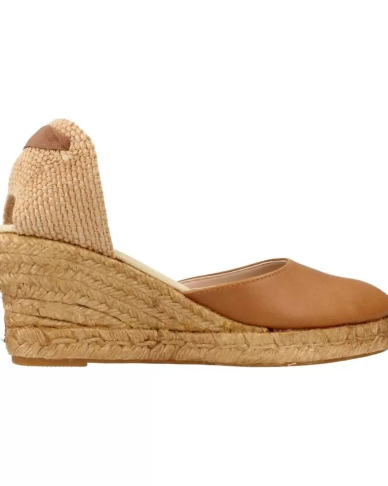 CLARA DURAN Zapatos De Cuña De Mujer Valennapcd Marron Cheap
