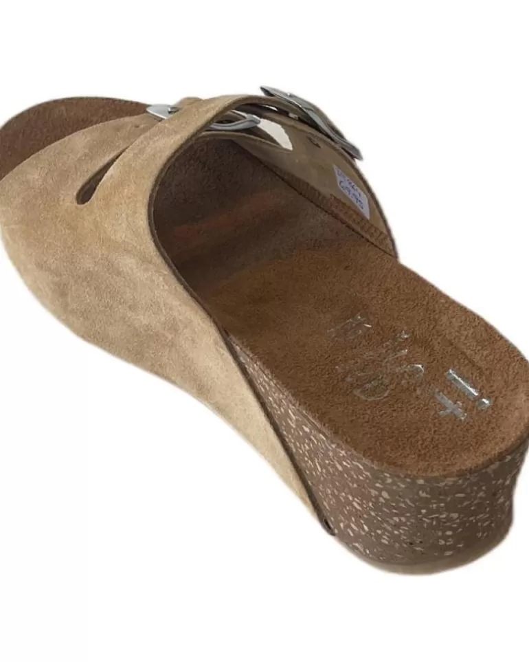 ITSE Zapatos De Cuña De Mujer 5711 Camel Marron Discount