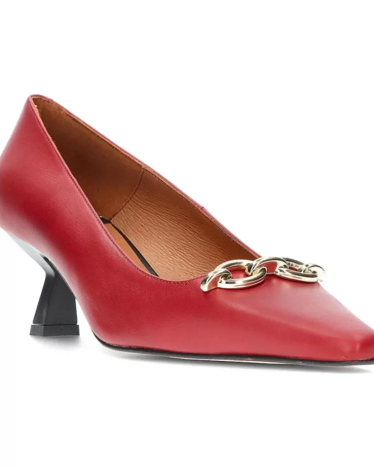 ANGEL ALARCON Zapatos De Tacón De Mujer Zapatos De Salon Suri Rojo Shop