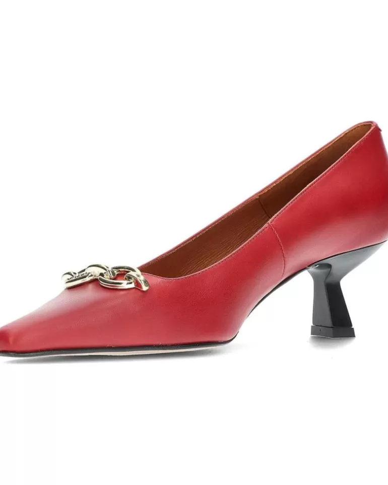 ANGEL ALARCON Zapatos De Tacón De Mujer Zapatos De Salon Suri Rojo Shop