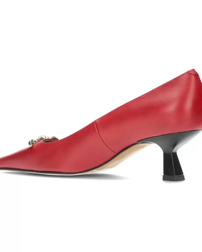 ANGEL ALARCON Zapatos De Tacón De Mujer Zapatos De Salon Suri Rojo Shop