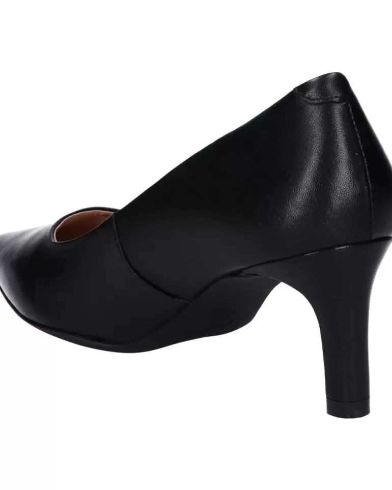 GEOX Zapatos De Tacón De Mujer D259Cc 000Tu D Bibbiana C9999 Black New
