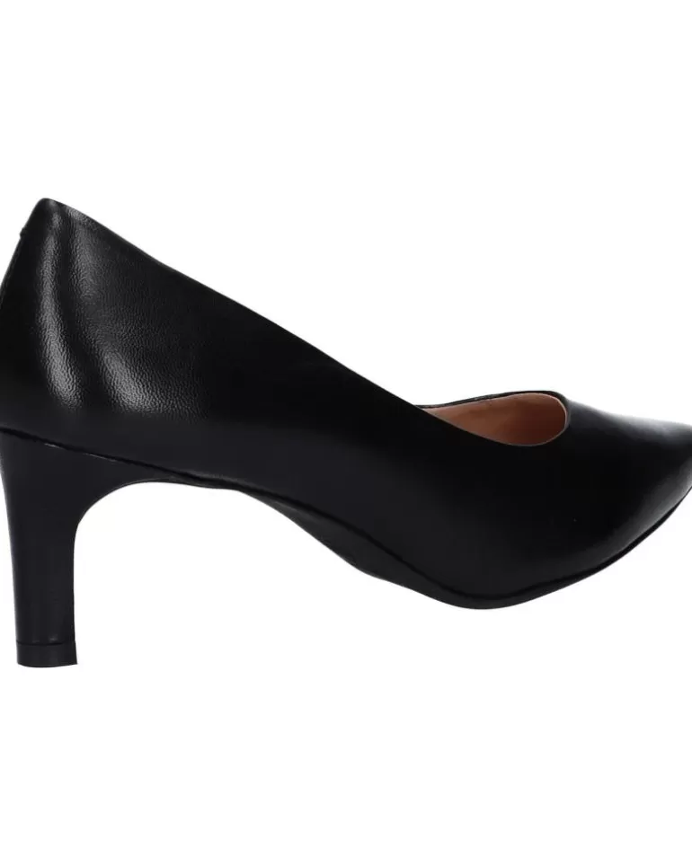 GEOX Zapatos De Tacón De Mujer D259Cc 000Tu D Bibbiana C9999 Black New
