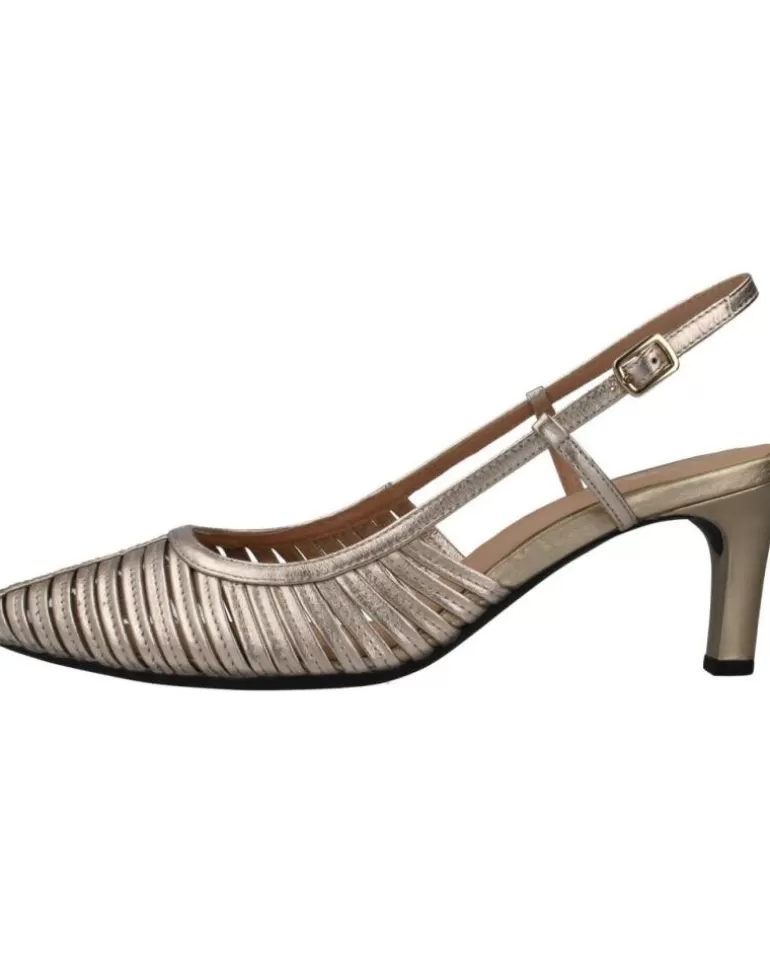 GEOX Zapatos De Tacón De Mujer D Bibbiana Oro Sale