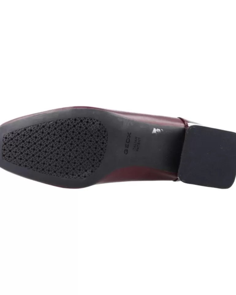 GEOX Zapatos De Tacón De Mujer Vivianne Bal D Burdeos Discount