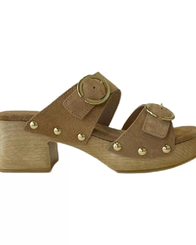 ITSE Zapatos De Tacón De Mujer 2239 Beige Fashion