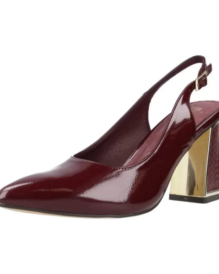 MENBUR Zapatos De Tacón De Mujer 24653M Burdeos Flash Sale