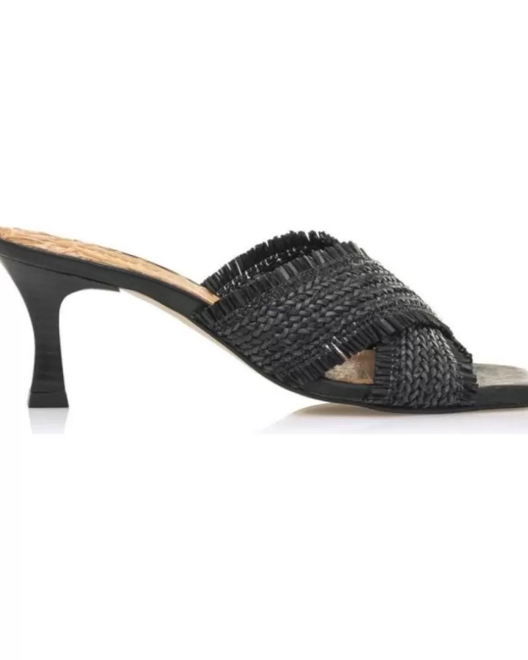 MTNG Zapatos De Tacón De Mujer Sandalias De Tacón Mustang 50964 Negro Flash Sale