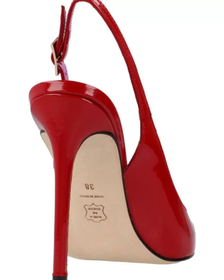 OTRAS MARCAS Zapatos De Tacón De Mujer 23701Sp Rojo New