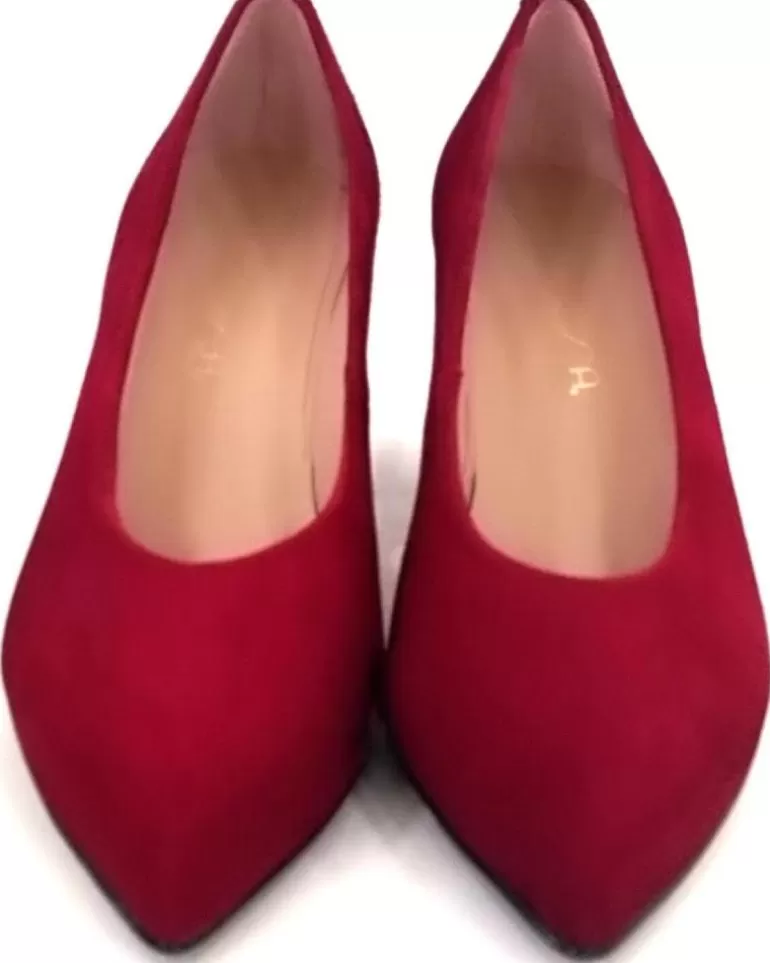UNISA Zapatos De Tacón De Mujer Zapato Corte Salon De Ante Con Tacón Y Suela De Goma Ante Chili Ante Chili Sale