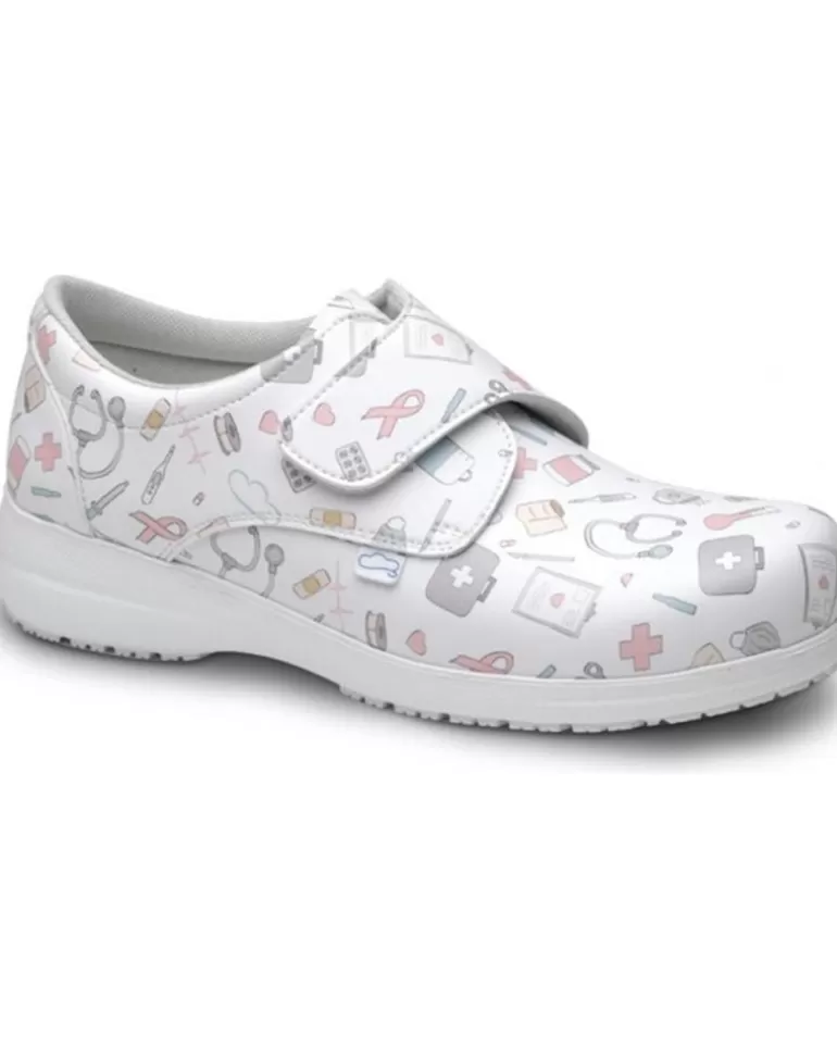 FELIZ CAMINAR Zapatos De Mujer Y Hombre Zapato Sanitario Unisex Atom Blanco Flash Sale