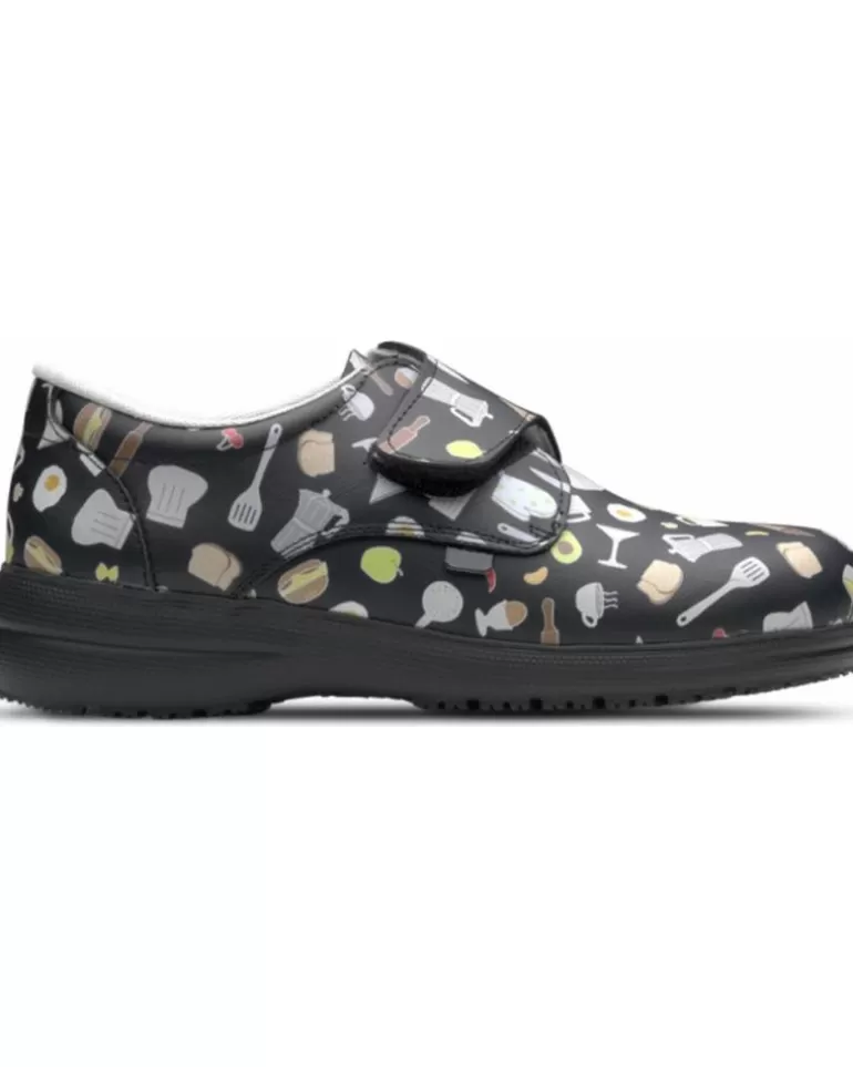 FELIZ CAMINAR Zapatos De Mujer Y Hombre Zapato Sanitario Unisex Atom Hosteleria Negro Sale