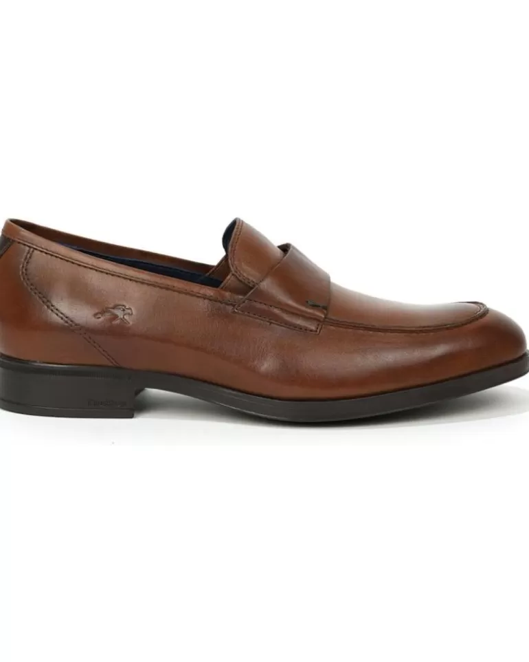 FLUCHOS Zapatos De Hombre Mocasines F1890 Marron New