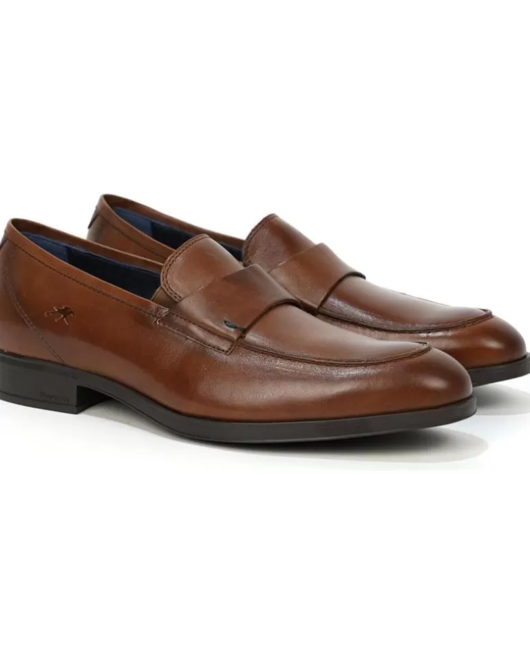 FLUCHOS Zapatos De Hombre Mocasines F1890 Marron New