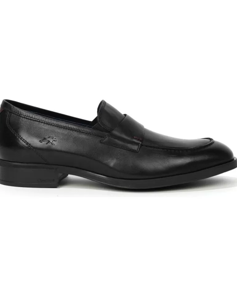 FLUCHOS Zapatos De Hombre Mocasines F1890 Negro Hot