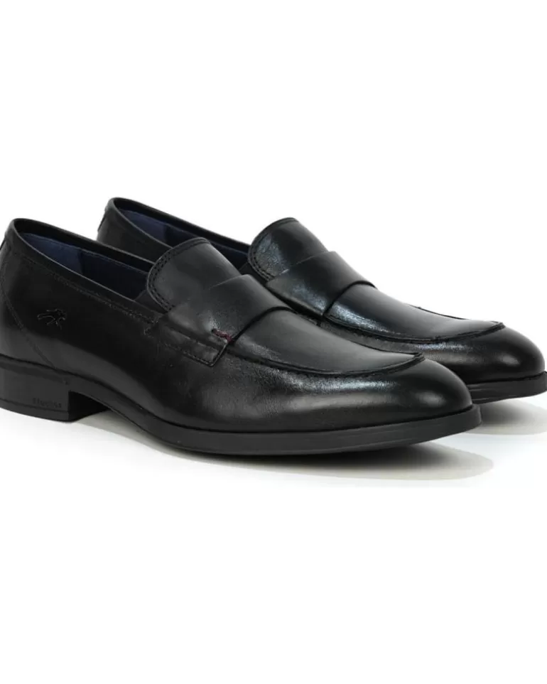 FLUCHOS Zapatos De Hombre Mocasines F1890 Negro Hot