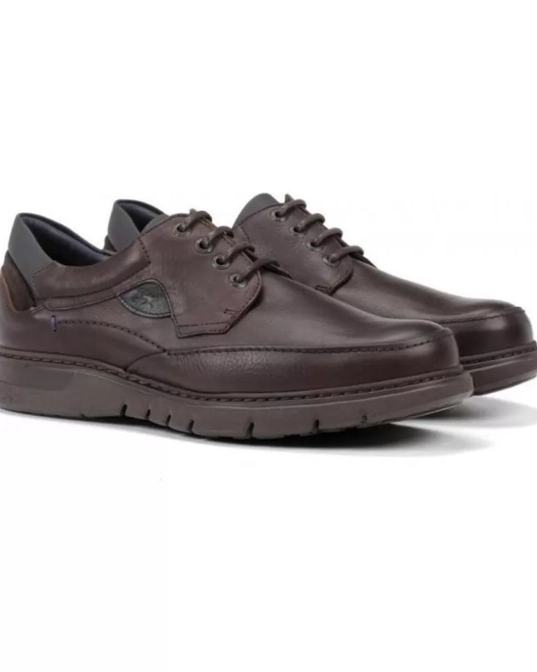 FLUCHOS Zapatos De Hombre Zapatos De Sport F0248 Cuero Marron Cheap