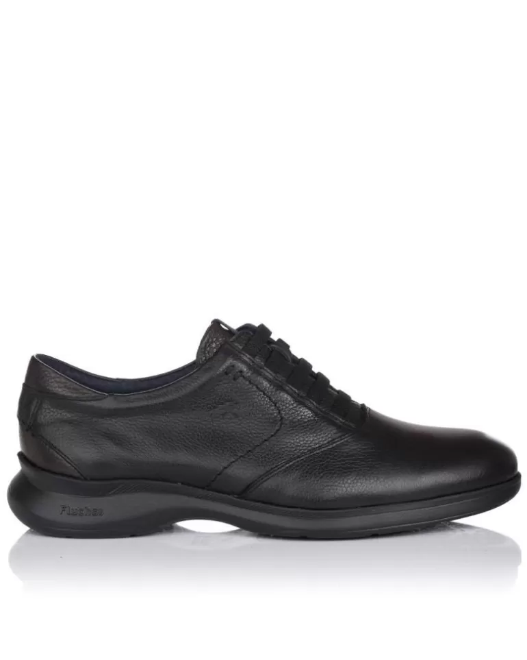 FLUCHOS Zapatos De Hombre Zapatos De Sport F1333 Negro Flash Sale